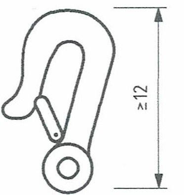 hook symbol for tie-down points